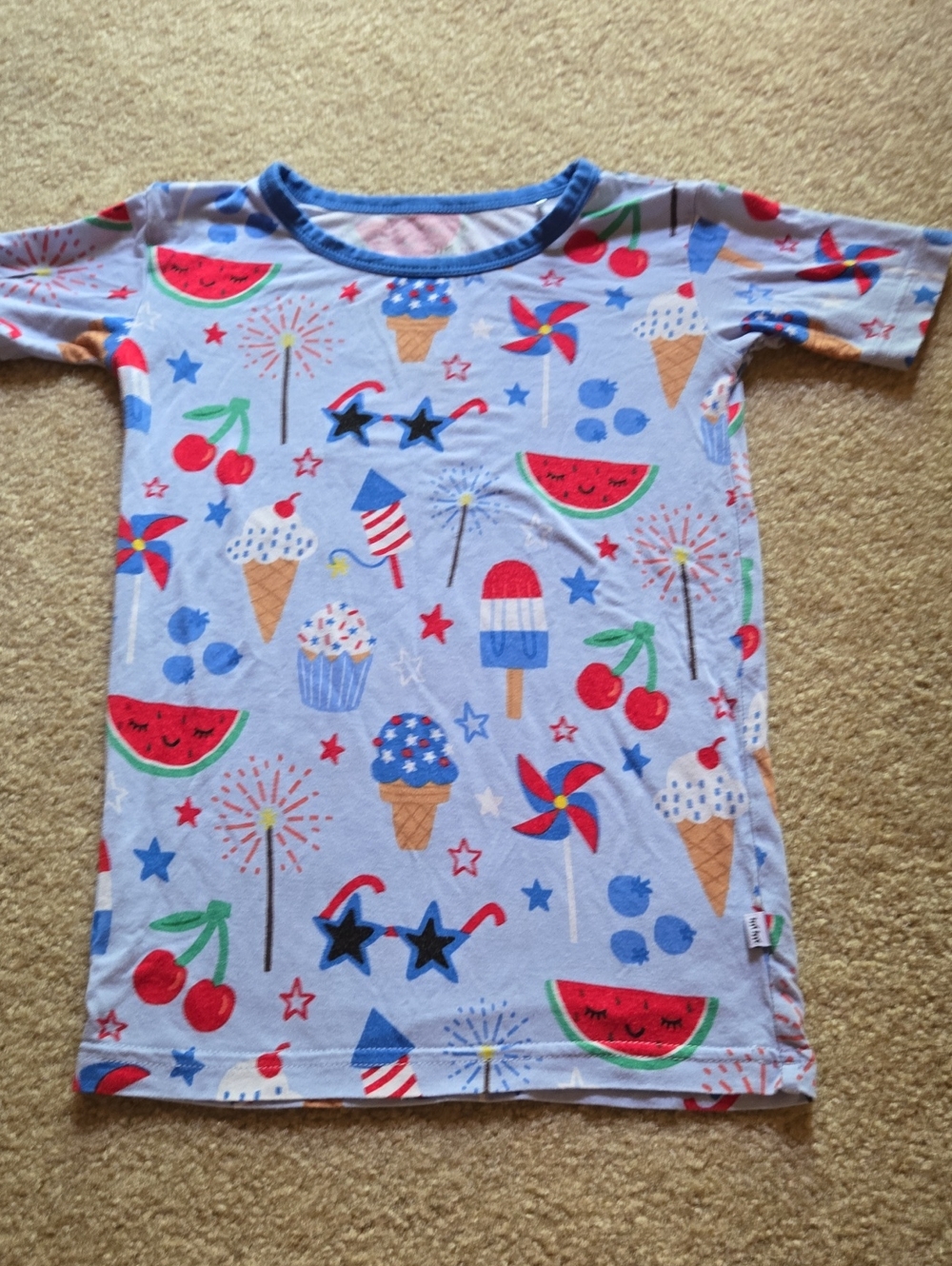 Little Sleepies July 4th Print Pajama Set